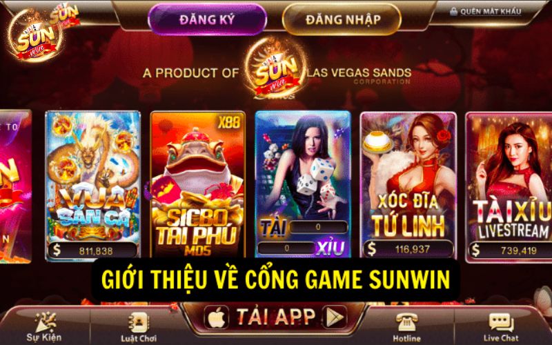 Giới thiệu về cổng game sunwin